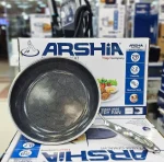 ماهیتابه تک دسته بدون درب  ۲۸ سانت کف لیزری هیبرید عرشیا مدل SS622-3698 - تصویر 5